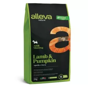 Alleva NATURAL dog lamb&pumpkin adult mini
