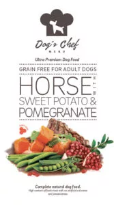 DOG’S CHEF Horse with Sweet Potato & Pomegranate