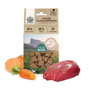 WILDES LAND - Pečené kocky z konského mäsa 100g