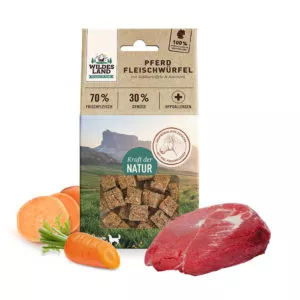 WILDES LAND – Pečené kocky z konského mäsa 100g