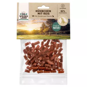 WILDES LAND – Kúsky z kuracieho mäsa s ryžou 70 g