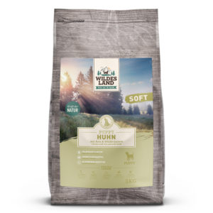 WILDES LAND - SOFT kuracie mäso pre šteniatka polovlhké granule