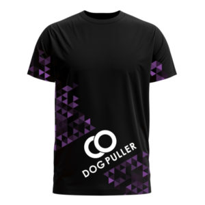 Dog Puller tričko čierne unisex