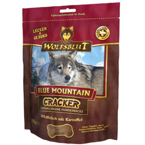 WOLFSBLUT CRACKER - Blue Mountain- sušienky z divinového mäsa 225g