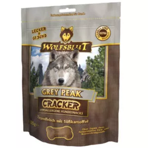 WOLFSBLUT CRACKER – Grey Peak – sušienky s kozím mäsom 225g