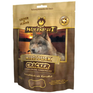 WOLFSBLUT CRACKER - Wild Duck- sušienky z kačacieho mäsa 225g
