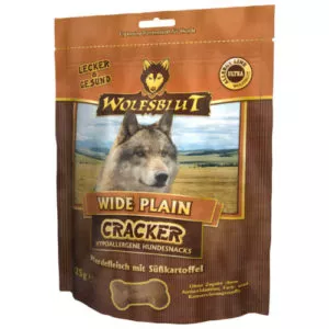 WOLFSBLUT CRACKER – Wide Plain – sušienky z konského mäsa 225g