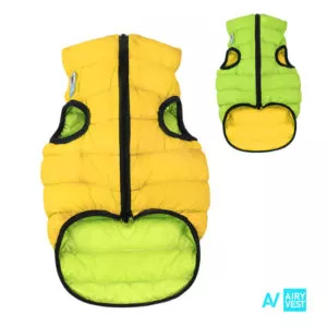Teplá vesta Airy Vest – žlto/zelená