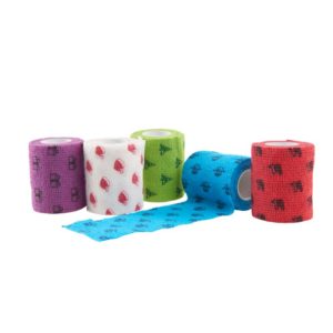Bandáž KRUUSE Fun-Flex Christmas 7,5 cm x 4,5 m, 10 ks