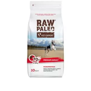 VetExpert Raw Paleo Adult Medium Beef 10 kg