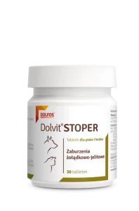 Dolvit STOPER 30 tbl. -prvá pomoc pri akútnych hnačkách pre psy a mačky