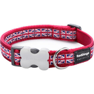 Obojok RED DINGO Union Jack Flag