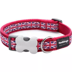 Obojok RED DINGO Union Jack Flag