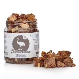 RAW RAW mrazom sušené pamlsky Pštrosie mäso 90g