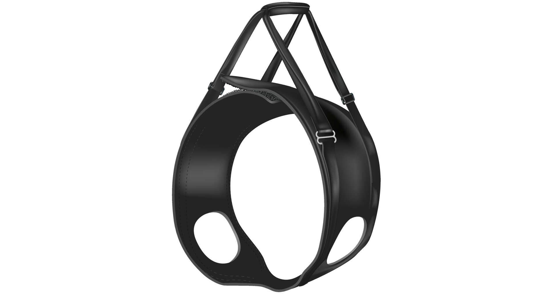 Podporná pomôcka k chôdzi L-XL 75-85 cm čierna