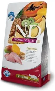 Farmina N&D cat TROPICAL SELECTION (AG) adult, neutered, lamb 4 kg +1 kg