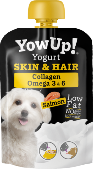 YOWUP! jogurtová kapsička SKIN&COAT pre psy, 115 g