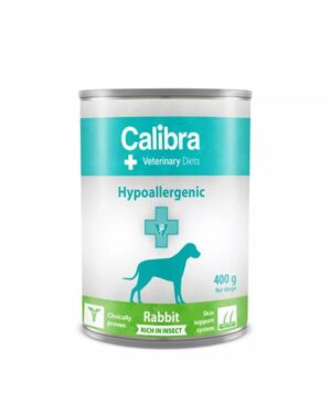 Calibra VD Dog Hypoallergenic Rabit&Insect konzerva 400 g