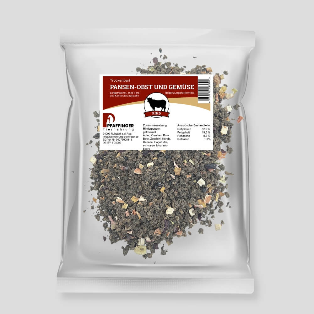 PFAFFINGER - DRY BARF Hovädzie držky menu 1 kg