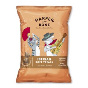 HARPER & BONE Cat & Dog Iberian Soft Treats Chicken & Turkey 90 g