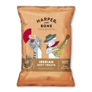 HARPER & BONE Cat & Dog Iberian Soft Treats Chicken & Turkey 90 g