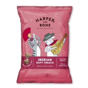 HARPER & BONE Cat & Dog Iberian Soft Treats Ham & Beef 90 g