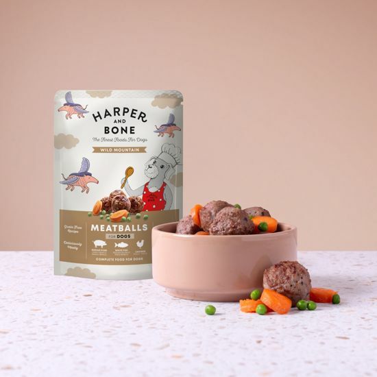 HARPER & BONE Dog Wild Mountain, kapsička 300 g