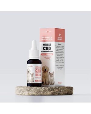 VETWELL Olej konopný CBD 5% 10 ml (270 kvapiek) pre psy a mačky do 11 kg