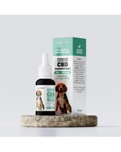 VETWELL Olej konopný CBD 10% 10 ml (270 kvapiek) pre stredné psy od 12 kg do 22 kg