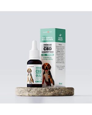VETWELL Olej konopný CBD 10% 10 ml (270 kvapiek) pre stredné psy od 12 kg do 22 kg