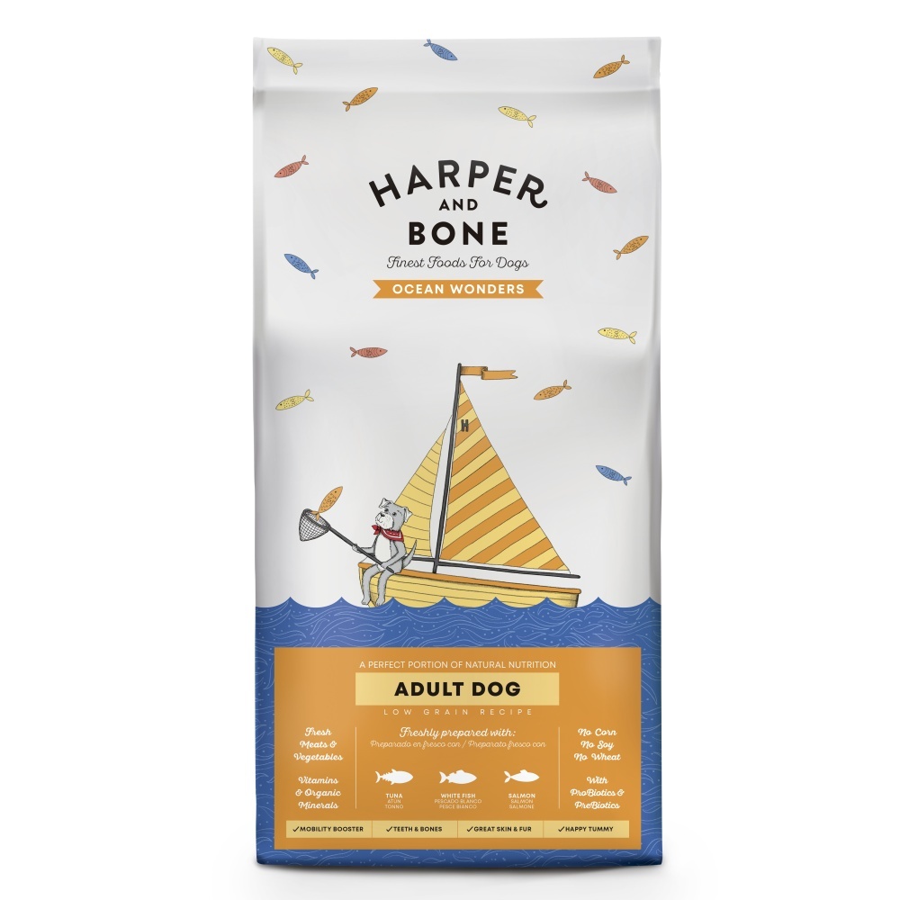 HARPER & BONE Adult Dog Large & Medium Ocean Wonders LG