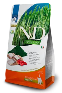 Farmina N&D cat SPIRULINA (GF) kitten, herring 1,5 kg