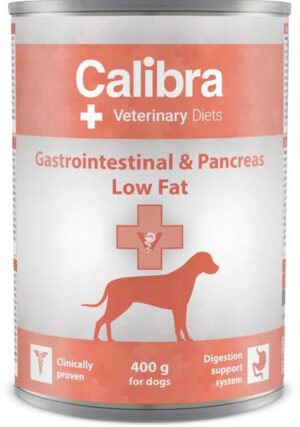 Calibra VD Dog Gastrointestinal Low Fat konzerva 400g