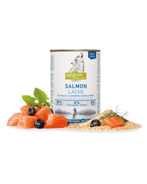 ISEGRIM dog Adult Salmon with Millet, Blueberries & Wild Herbs