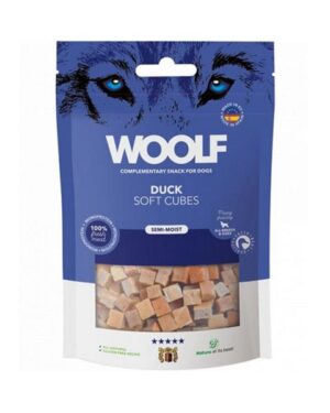 WOOLF Dog Soft Cubes Duck 100 g
