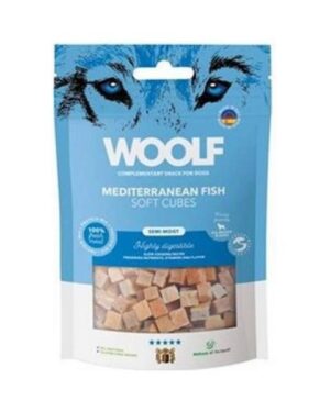 WOOLF Dog Soft Cubes Mediterranean Fish 100 g