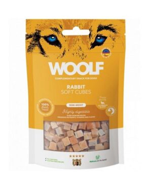 WOOLF Dog Soft Cubes Rabbit 100 g