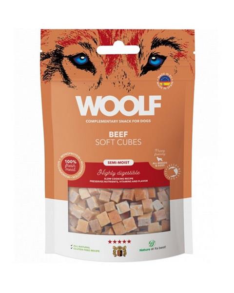 WOOLF Dog Soft Cubes Beef 100 g
