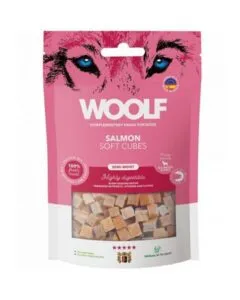 WOOLF Dog Soft Cubes Salmon 100 g