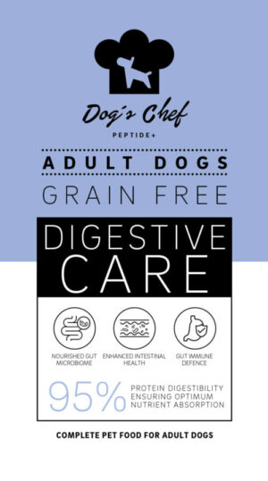 DOG'S CHEF DIGESTIVE CARE - GF krmivo pre psy s poruchami trávenia