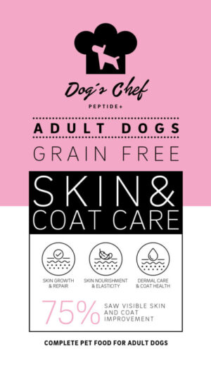 DOG'S CHEF SKIN & COAT CARE - GF krmivo pre psy s kožnou senzitivitou