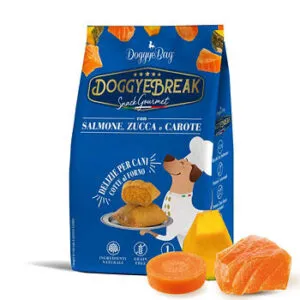 DoggyeBag DoggyeBreak s lososom, tekvicou a mrkvou 180 g