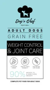 DOG’S CHEF WEIGHT CONTROL & JOINT CARE – GF krmivo pre psy s nadváhou