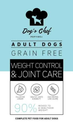 DOG’S CHEF WEIGHT CONTROL & JOINT CARE - GF krmivo pre psy s nadváhou