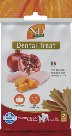 Pamlsok Farmina ND Pumpkin Dog Chicken Pomegranate Adult medium & maxi 100g