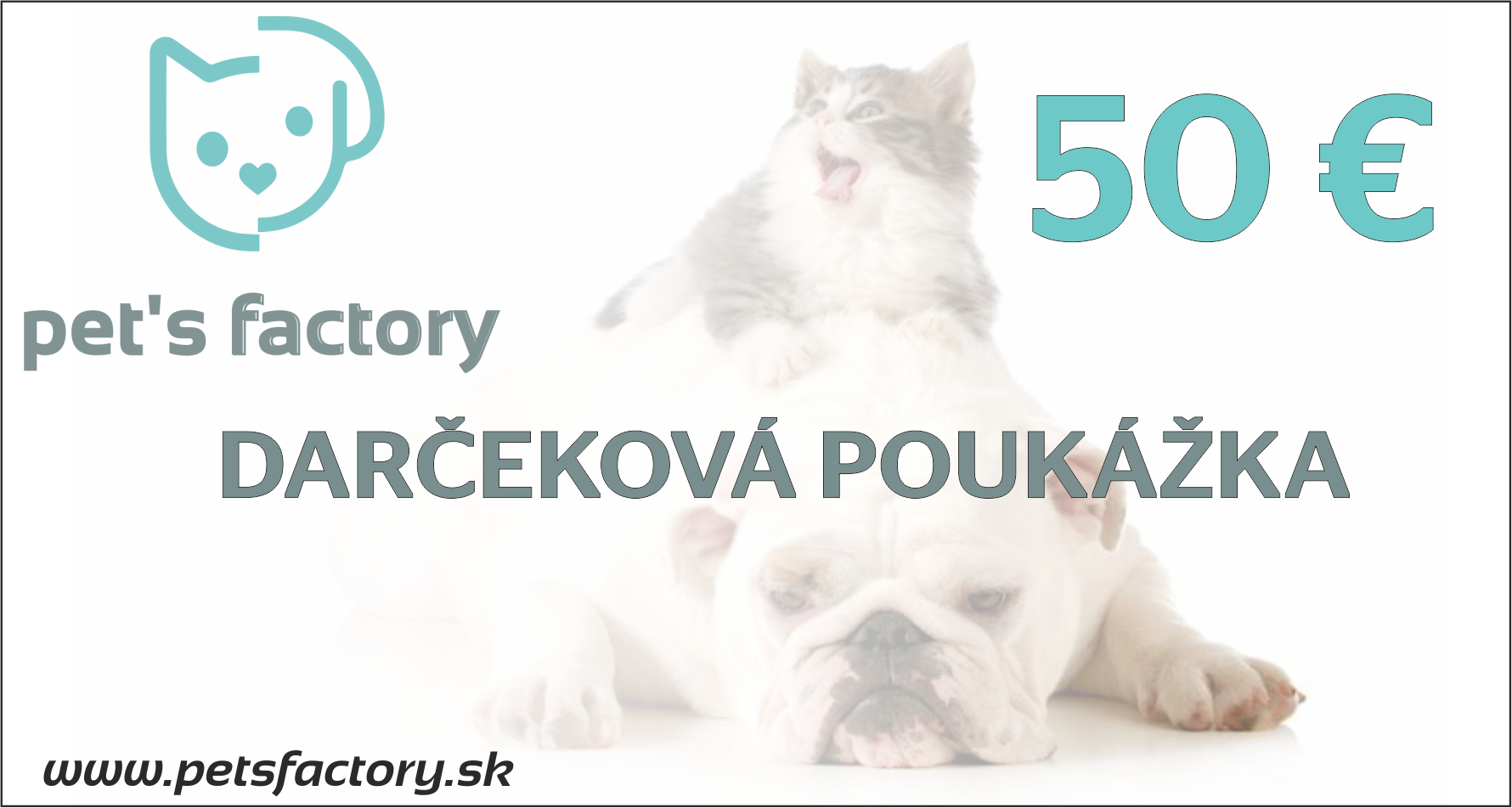 Poukážka PF na nákup 50€