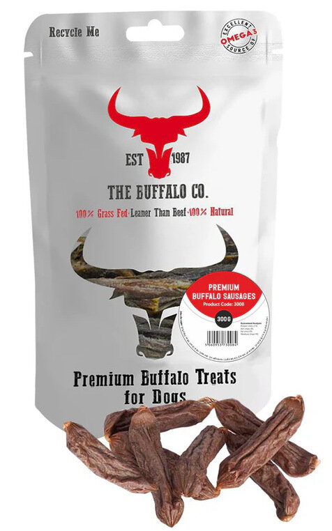 The Buffalo Co. Prémiové byvolie klobásky 300 g