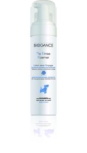 Šampón BIOGANCE bezoplachový No rinse foamer Dog (pena) 200 ml