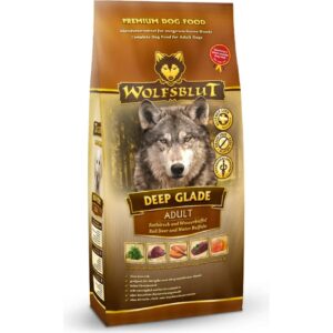 WOLFSBLUT Dog Adult DEEP GLADE- jeleň , vodný byvol a batáty