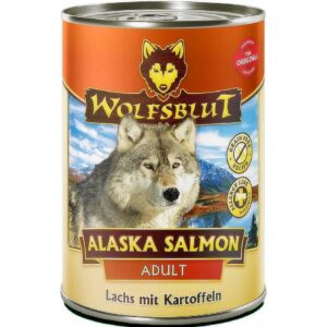 WOLFSBLUT Dog Adult ALASKA SALMON konz. 395g